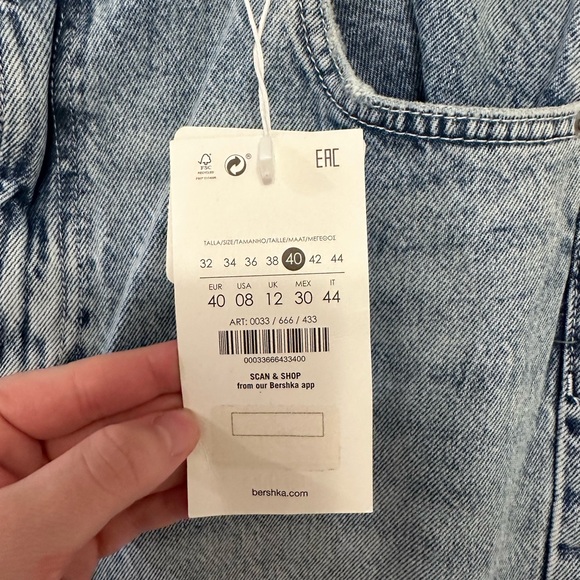 NWT ASOS/Berksha Straight Denim Jeans - Picture 3 of 4